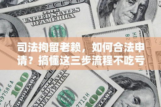 北京司法拘留老赖，如何合法申请？搞懂这三步流程不吃亏！
