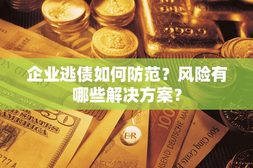 北京企业逃债如何防范？风险有哪些解决方案？