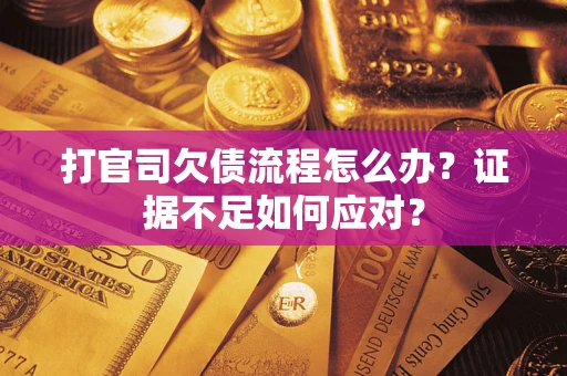 北京打官司欠债流程怎么办？证据不足如何应对？