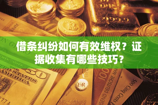 北京借条纠纷如何有效维权？证据收集有哪些技巧？