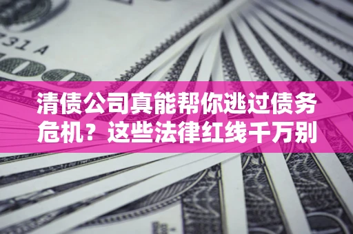 北京清债公司真能帮你逃过债务危机？这些法律红线千万别踩