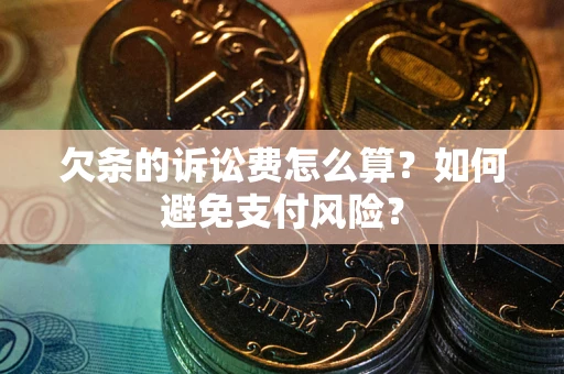 北京欠条的诉讼费怎么算？如何避免支付风险？